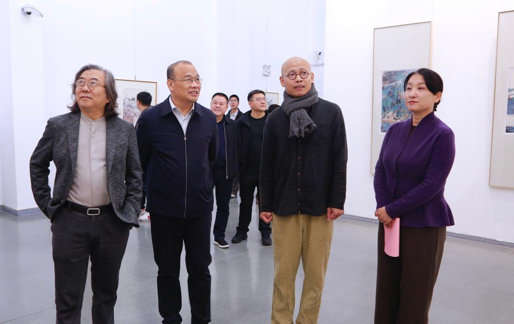 “忽然十年”——容社十周年中国画作品展在山东财经大学海岱美术